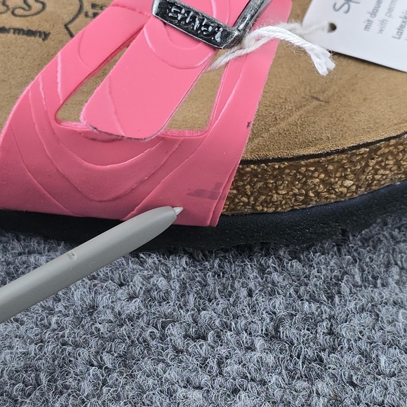 Birki's Moorea Soft Pink Sandals Womens 9.5 40 Birkenstock NIB - Picture 16 of 16
